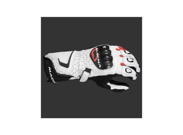 MACNA Мотоперчатки TRACK R, Размер: XXL, Цвет: White/Black/Red