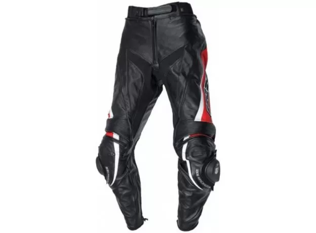 IXS Мотоштаны кожаные ROBIN 2 женские, Размер: 42, Цвет: Black/Red/White