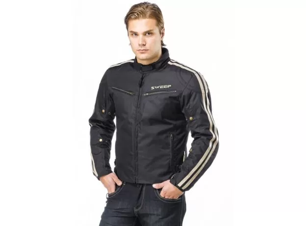 SWEEP Мотокуртка Classic, Размер: S, Цвет: Чeрный