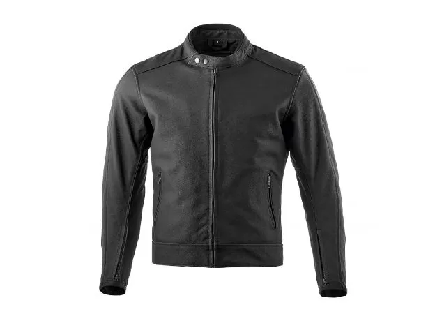 MOTEQ Мотокуртка кожаная Cheastor, Размер: M, Цвет: Чeрный
