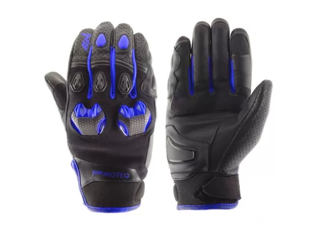 MOTEQ Мотоперчатки Stinger, Размер: XL, Цвет: черный/синий