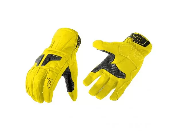 MOTEQ Мотоперчатки Venus, Размер: L, Цвет: желтый/черный