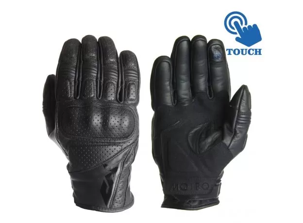 MOTEQ Мотоперчатки Ganter, Размер: S, Цвет: Чeрный