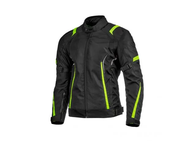 MOTEQ Мотокуртка SPIKE, Размер: 3XL, Цвет: Чeрный