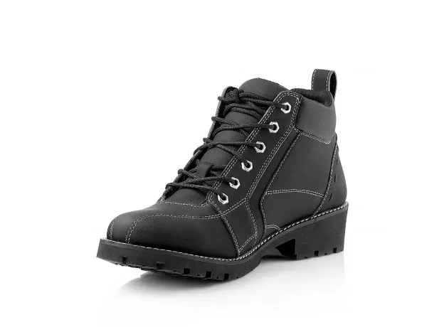 MOTEQ Мотоботы Banshi женские, Размер: 37, Цвет: Чeрный