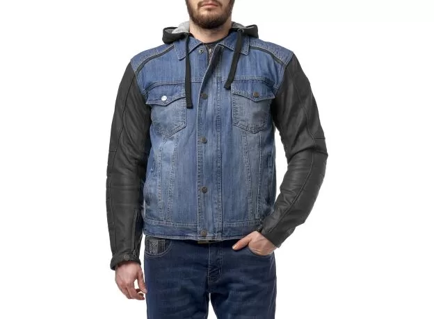 MOTEQ Мотокуртка Groot, Размер: 3XL, Цвет: Синий/чeрный