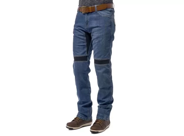 MOTEQ Мотоджинсы Toretto, Размер: 34/34, Цвет: Синий