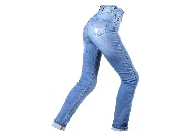 INFLAME Мотоджинсы THE WITCH женские, Размер: 26/32, Цвет: синий светлый от магазина rszone INFLAME Мотоджинсы THE WITCH женские, Размер: 26/32, Цвет: синий светлый