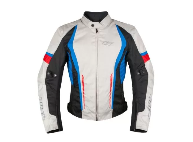 RUSH Мотокуртка BIO, Размер: M, Цвет: Белый/Черный/Синий