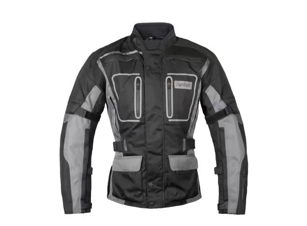 RUSH Мотокуртка DISCOVERY, Размер: XL, Цвет: чeрный/серый