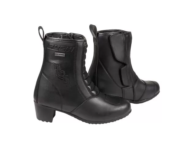 RUSH Мотоботы LISA женские, Размер: 38, Цвет: Чeрный