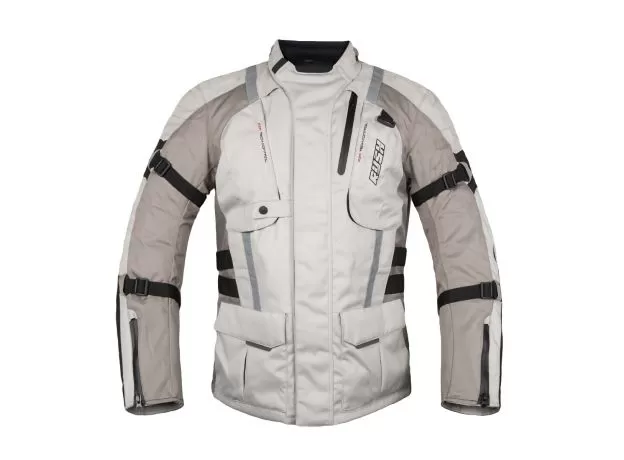 RUSH Мотокуртка LONG RIDE, Размер: XL, Цвет: Серый/Бежевый