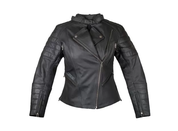 RUSH Мотокуртка кожаная SANDORA женская, Размер: S, Цвет: Чeрный