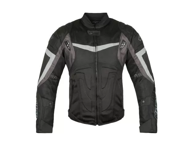 RUSH Мотокуртка STONER, Размер: S, Цвет: чeрный/серый