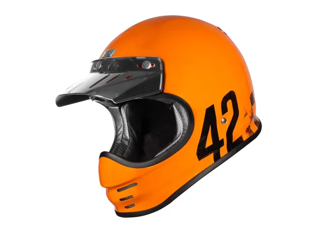 ORIGINE Шлем VIRGO, Размер: M, Цвет: оранжевый/черный/белый глянцевый