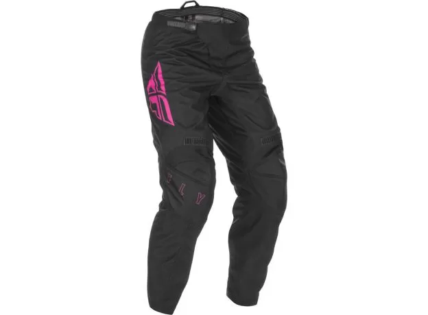 FLY RACING Кроссовые штаны F-16, Размер: 32, Цвет: черный/розовый