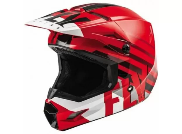 FLY RACING Шлем Kinetic, Размер: M, Цвет: Thrive Red/White/Black