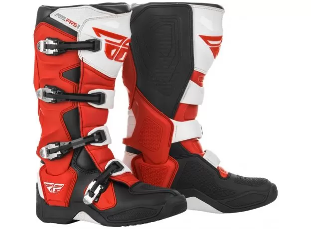 FLY RACING Мотоботы FR5, Размер: 8, Цвет: красный/черный/белый
