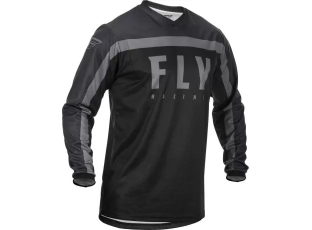 FLY RACING Джерси F-16, Размер: 4XL, Цвет: черный/серый1