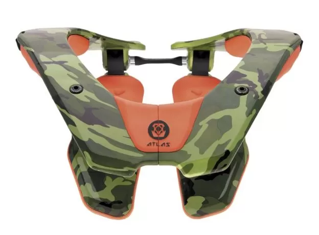 ATLAS Защитный шеи Air, Размер: M, Цвет: зеленый/оранжевый