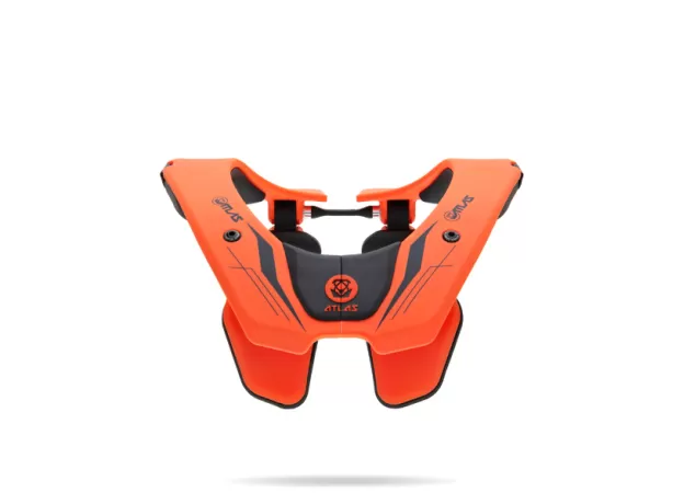 ATLAS Защитный шеи Air, Размер: S, Цвет: оранжевый/черный