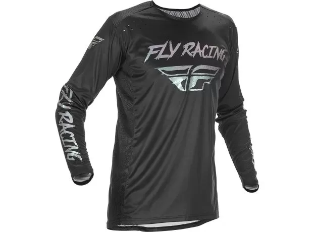 FLY RACING Джерси LITE S.E., Размер: XXL, Цвет: черный/серебристый
