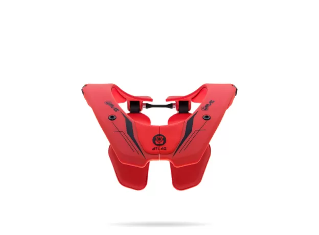 ATLAS Защитный шеи Prodigy подростковая, Размер: N, Цвет: красный/черный