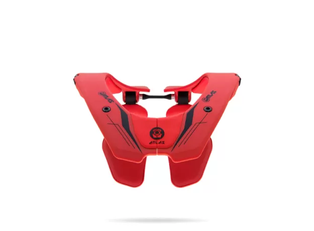 ATLAS Защитный шеи Air, Размер: M, Цвет: красный/черный