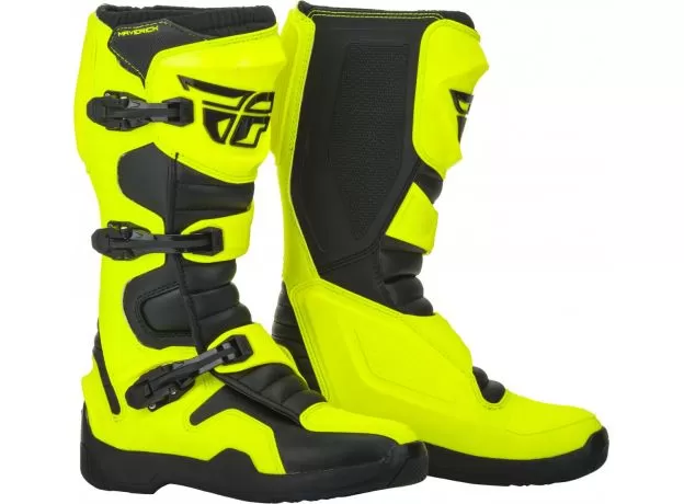 FLY RACING Мотоботы MAVERIK, Размер: 13, Цвет: чeрный/желтый