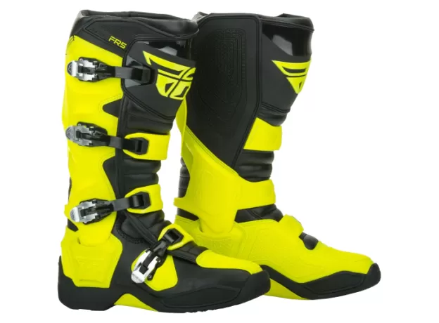 FLY RACING Мотоботы FR5, Размер: 12, Цвет: чeрный/желтый