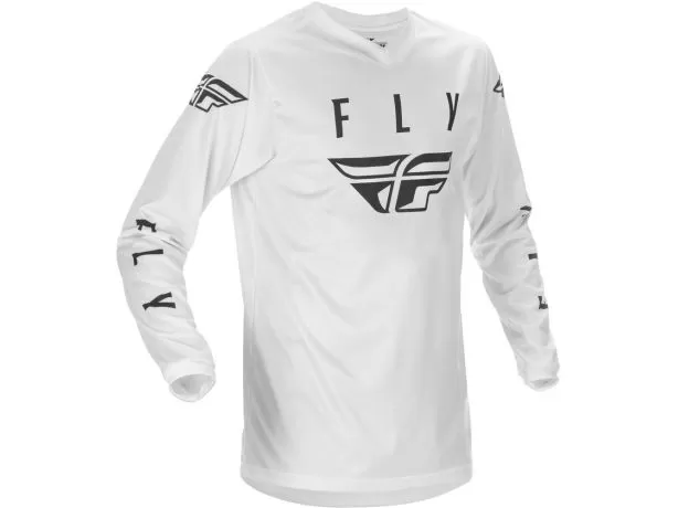 FLY RACING Джерси UNIVERSAL, Размер: L, Цвет: белый/черный