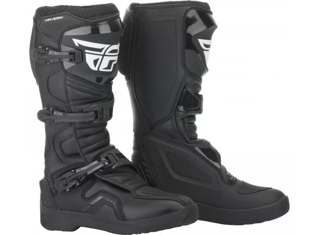 FLY RACING Мотоботы MAVERIK, Размер: 9, Цвет: черный