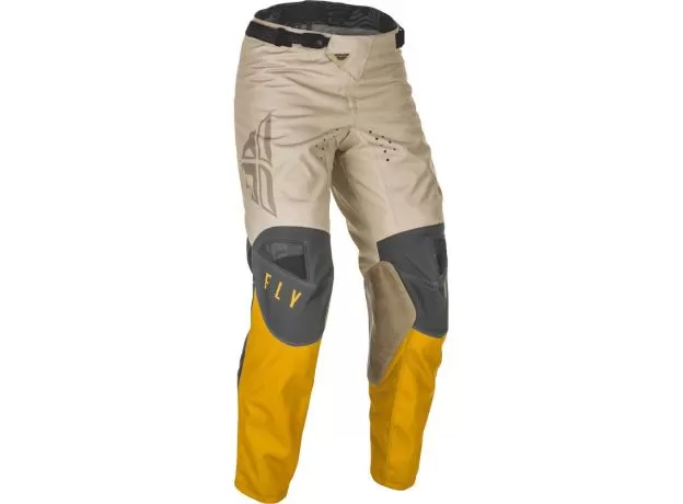 FLY RACING Кроссовые штаны Kinetic, Размер: 28, Цвет: K121 желтый/серый