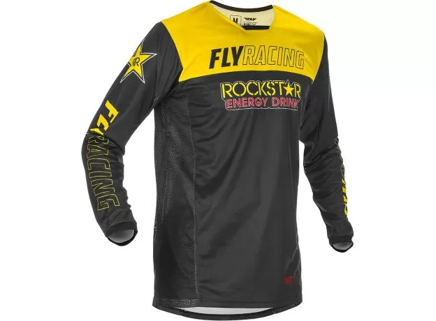 FLY RACING Джерси Kinetic, Размер: S, Цвет: ROCKSTAR Yellow/Black