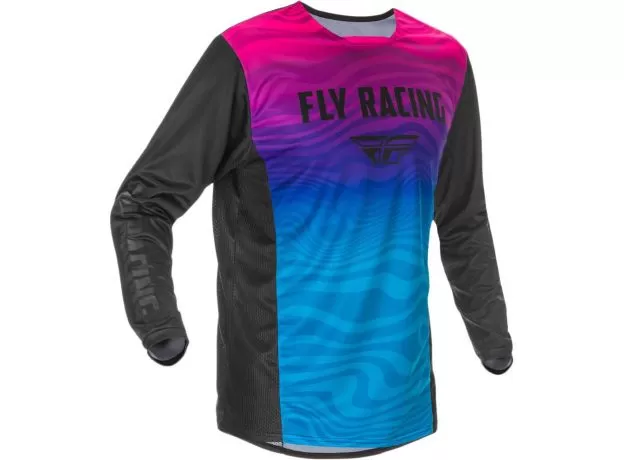 FLY RACING Джерси Kinetic, Размер: L, Цвет: SPECIAL EDITION Black/Pink/Blue