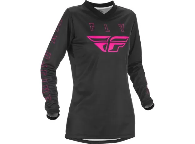 FLY RACING Джерси F-16 женское, Размер: M, Цвет: черный/розовый