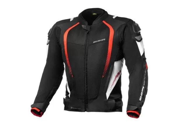 SHIMA Мотокуртка MESH PRO, Размер: L, Цвет: Black/White/Red