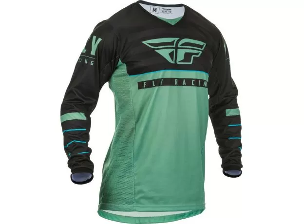FLY RACING Джерси Kinetic, Размер: S, Цвет: K120 Sage Green/Black