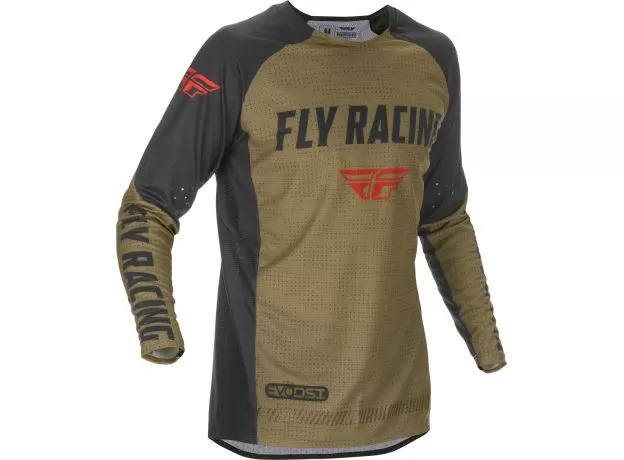 FLY RACING Джерси Evolution DST, Размер: XXL, Цвет: хаки/черный/красный