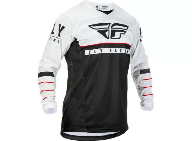 FLY RACING Джерси Kinetic, Размер: M, Цвет: K120 Black/White/Red