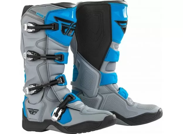 FLY RACING Мотоботы FR5, Размер: 7, Цвет: серый/синий/черный