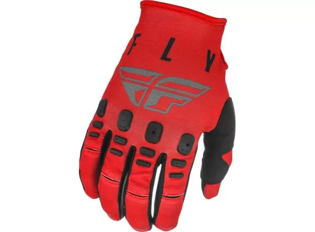FLY RACING Мотоперчатки Kinetic, Размер: L, Цвет: K121 красный/серый/черный