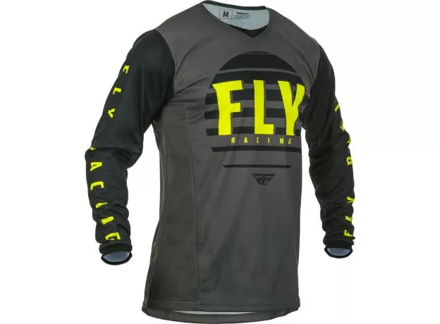 FLY RACING Джерси Kinetic, Размер: M, Цвет: K220 Black/Grey/Hi-Vis