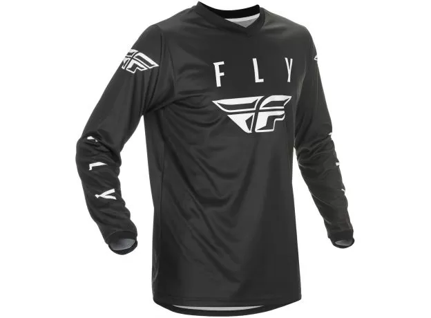 FLY RACING Джерси UNIVERSAL, Размер: S, Цвет: чeрный/белый