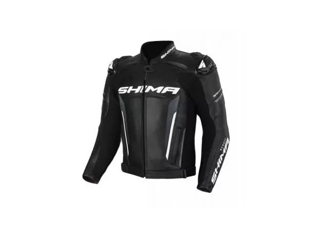 SHIMA Мотокуртка кожаная BANDIT, Размер: 52, Цвет: Black