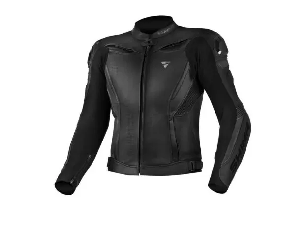 SHIMA Мотокуртка кожаная CHASE, Размер: 56, Цвет: Black