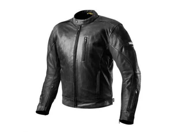 SHIMA Мотокуртка кожаная HUNTER+, Размер: S, Цвет: Black