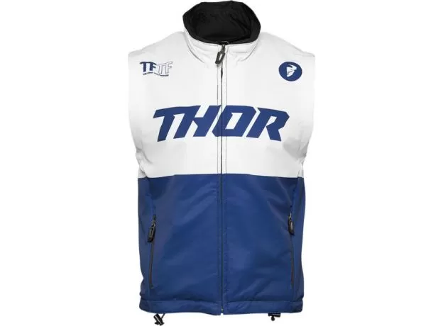 THOR Мотокуртка без рукавов Warm UP, Размер: S, Цвет: белый