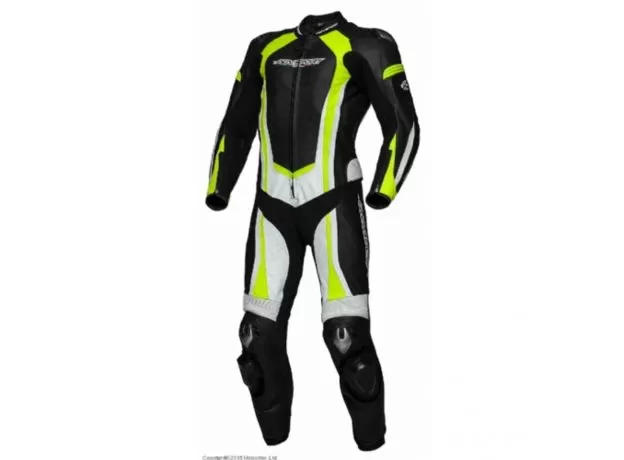 AGVSPORT Мотокомбинезон Phantom, Размер: S, Цвет: чeрный/желтый