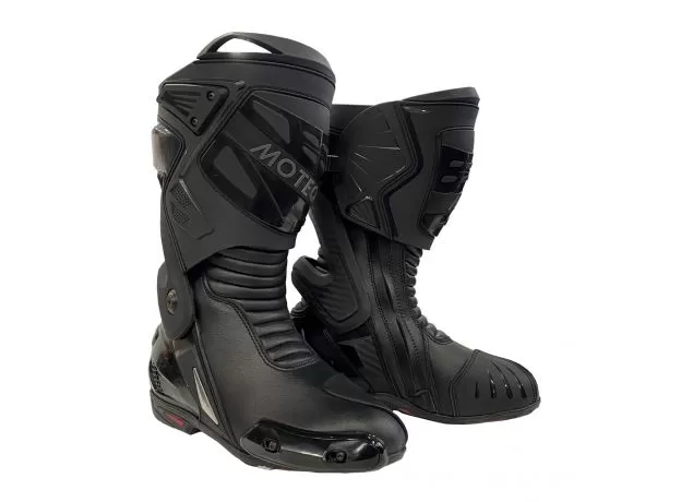 MOTEQ Мотоботы Racing R8 унисекс, Размер: 37, Цвет: Чeрный